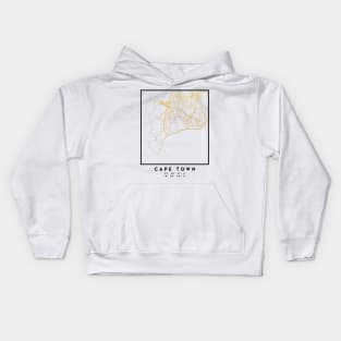 CAPE TOWN SOUTH AFRICA CITY STREET MAP ART Kids Hoodie